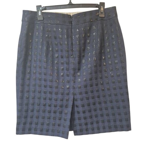 Banana Republic Women's Navy Lined Pencil Straight Skirt EUC - Picture 7 of 9
